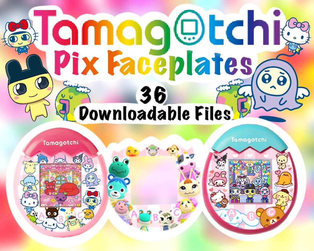 Tamagotchi Pix Faceplates Printable Set of 36 Downloadable Tamagotchi Pix Faceplates Printable Set of 36 Downloadable