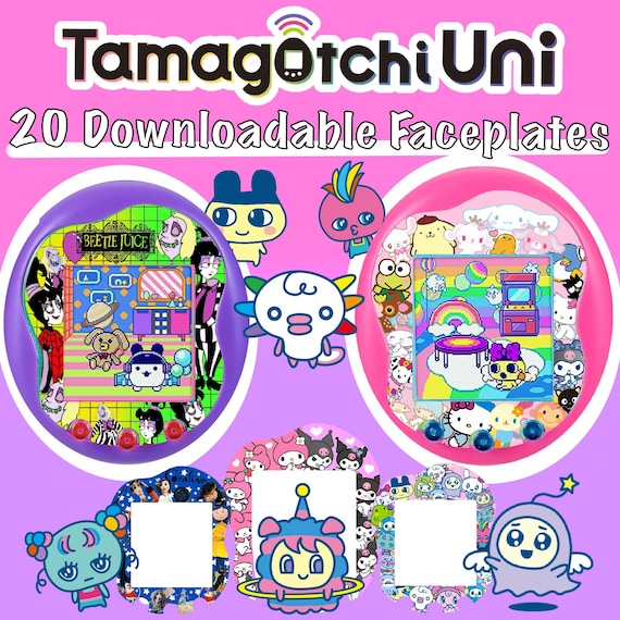 たまごっちユニ フェイスプレート 印刷可能：20枚入りグラブバッグ