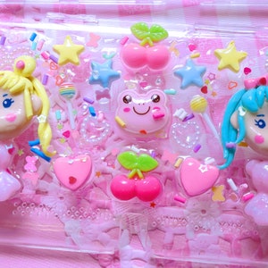 Nintendo Switch Lite Kawaii Chibi Anime Hard Case | Rainbow Switch Case ...