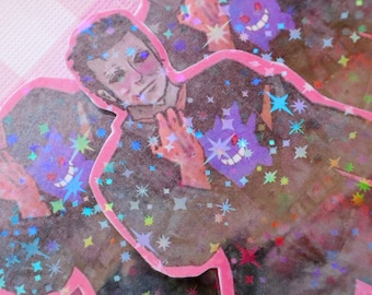 Michael Myers Holographic Sticker | Diecut Horror Journal