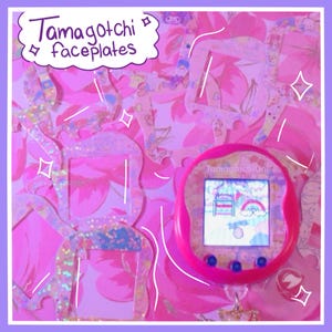 Tamagotchi Uni Faceplate - Kawaii Holographic Style