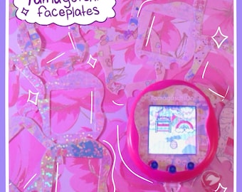 Tamagotchi Uni Faceplate - Kawaii Holographic Style