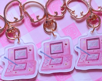 Nintendo DS Acrylic Keychain | Kawaii Accessory | Cute Keychain | Kawaii Nintendo Aesthetic | Cutecore