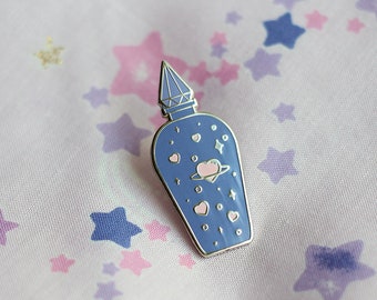 Galaxy Love Potion Pin - Hard Enamel - 1.25" - Kawaii - Magical Girl - Ready To Ship - FairyFlux