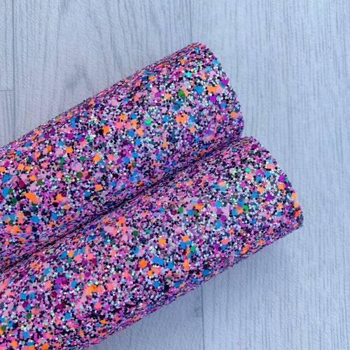 Lace Chunky Glitter Fabric Sheetstie Dye Glitter Canvas Etsy