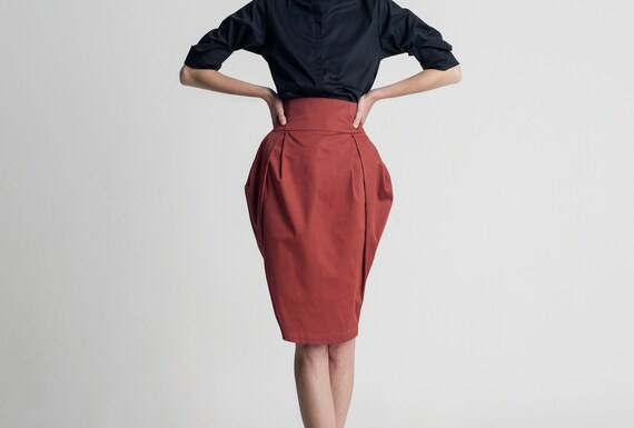 tulip skirt black