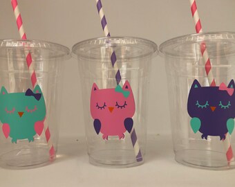 Owl Party Supplies Etsy