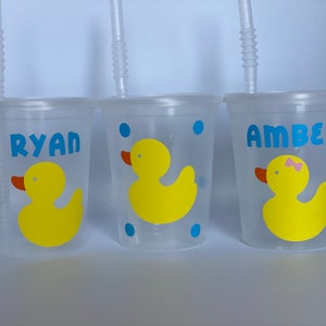 Rubber Duck Party Favors Rubber Duck Cups Reuseable Cups - Etsy