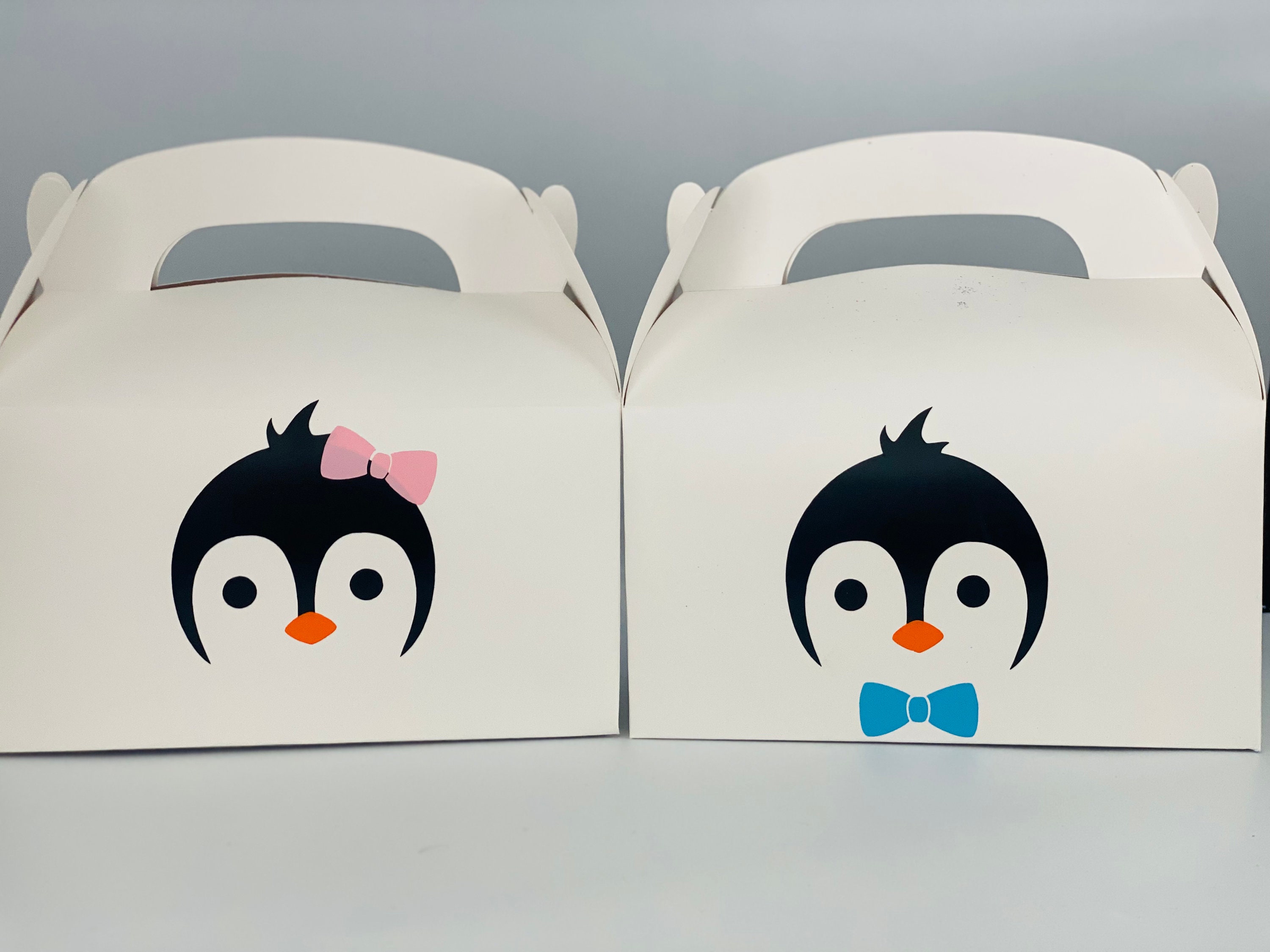 Penguin Winter Party Goodie Boxes Set – created and sold by  PaperPartyParade on