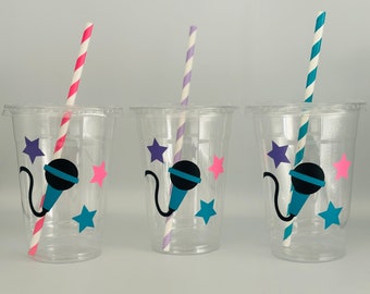 Rock Star Party Cups, Rockstar party cups, Rock Star Party Favors, Music Party Cups, Music party favors,Pop star party, Guitar Party,music