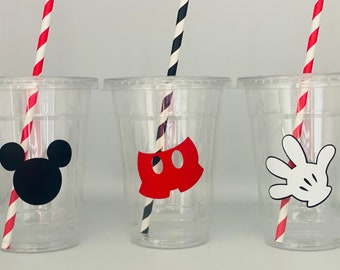 Mickey Mouse  Party cups, Mickey birthday Party Cups,Mickey Mouse Party Supplies,Mickey Party Favors, Mickey disposable Party Cups