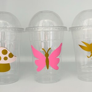 Fairy woodland party cups, Fairy Party Cups, Woodland Party Cups, Fairy Birthday Party Cups, Woodland Birthday Party, Fairy Party Favors