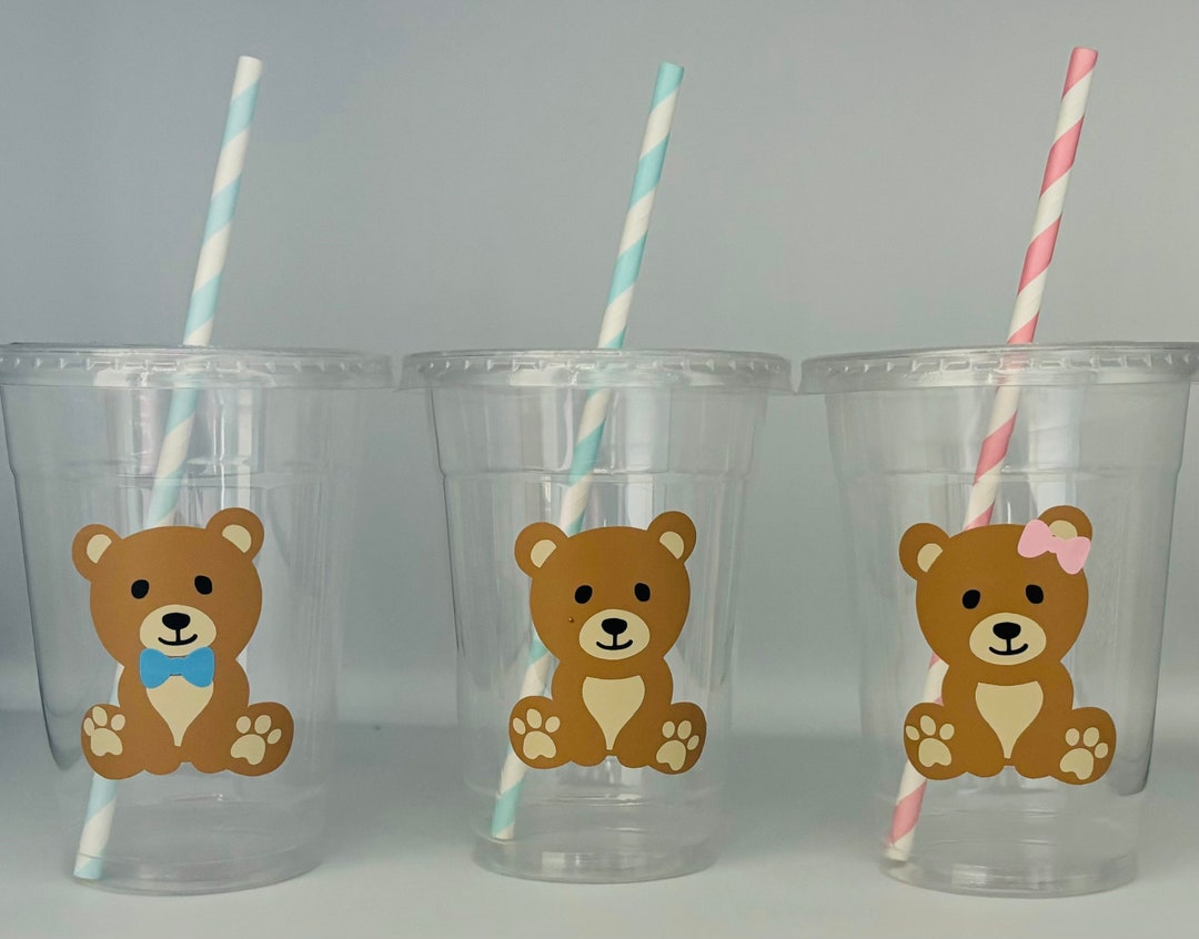 Teddy Bear Party Cups, Teddy Bear Baby Shower, Teddy Bear Birthday ...