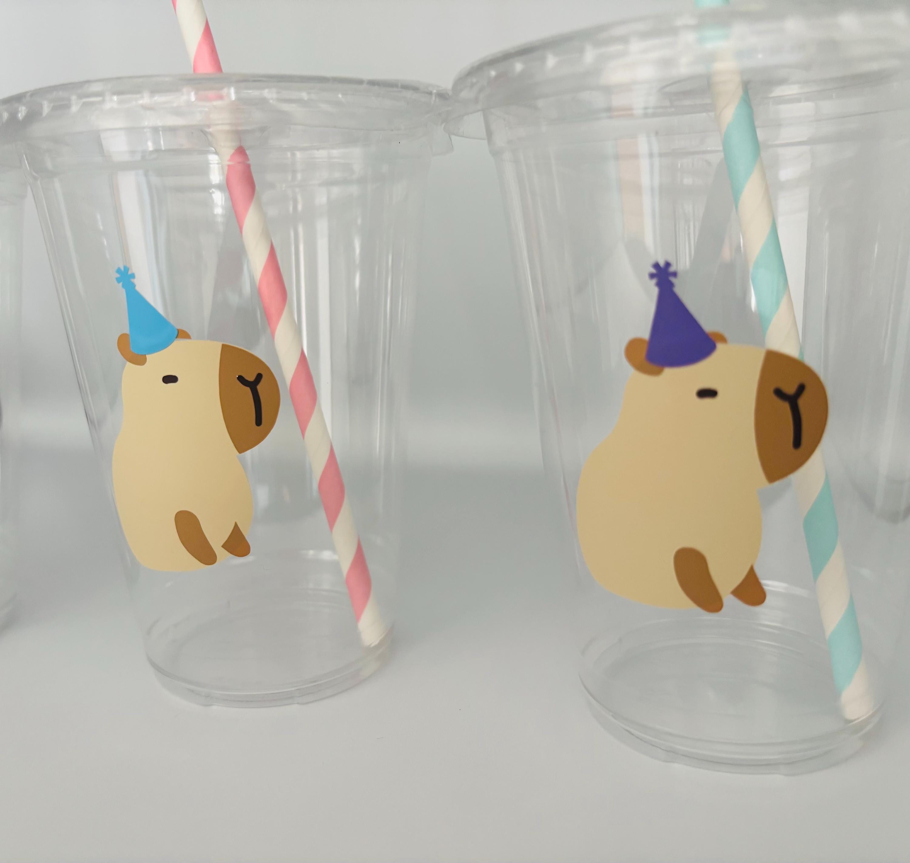 Vasos para fiesta de capibara, vasos para fiesta de cumpleaños de capibara,  linda fiesta de capibara, no te preocupes, sé capibara, cumpleaños de  capibara, desechables - Etsy México, image size:3000x2847