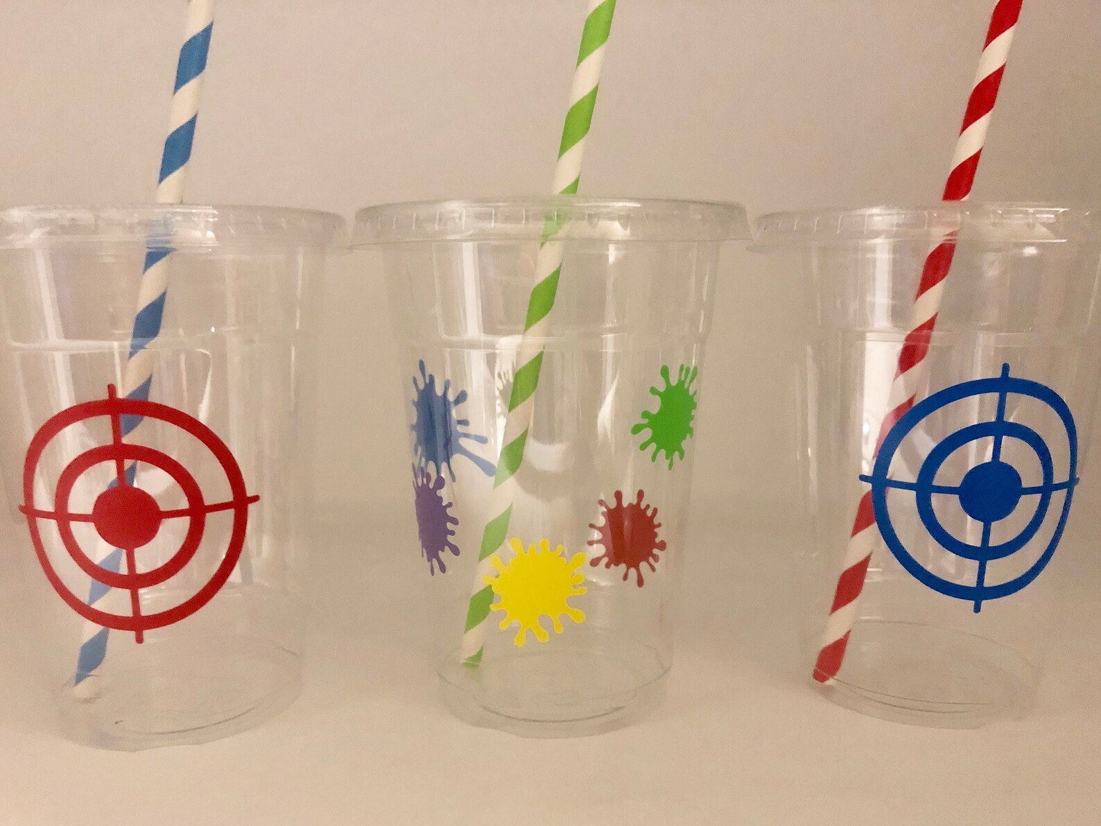 Paintball Party Cups Paintball Birthday Party Target Etsy