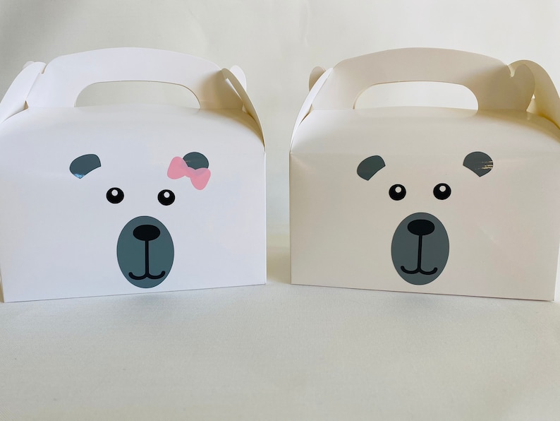 Polar Bear Party Favors Polar Bear Party Boxes Polar Bear Etsy