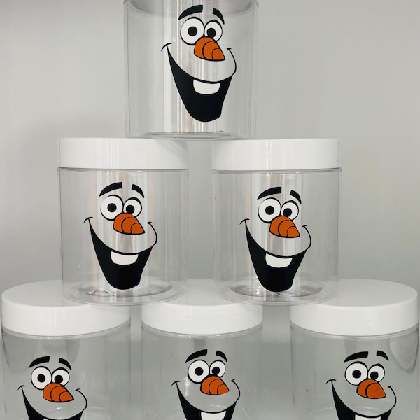Olaf Party Favors, Frozen party favors, Frozen Birthday Party Container, Elsa Party, Anna Party,Olaf Party,Frozen Party favor,party Supplies