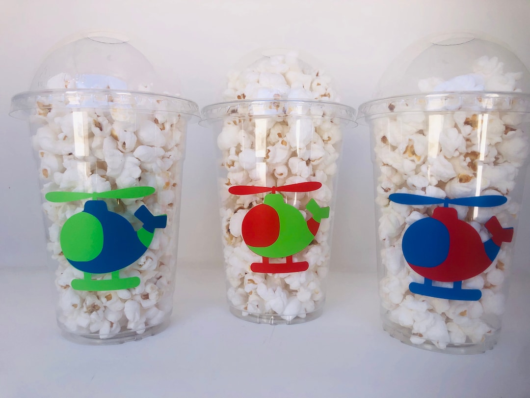 Helicopter Party Cups, Helicopter Birthday Party, Helicopter Party
