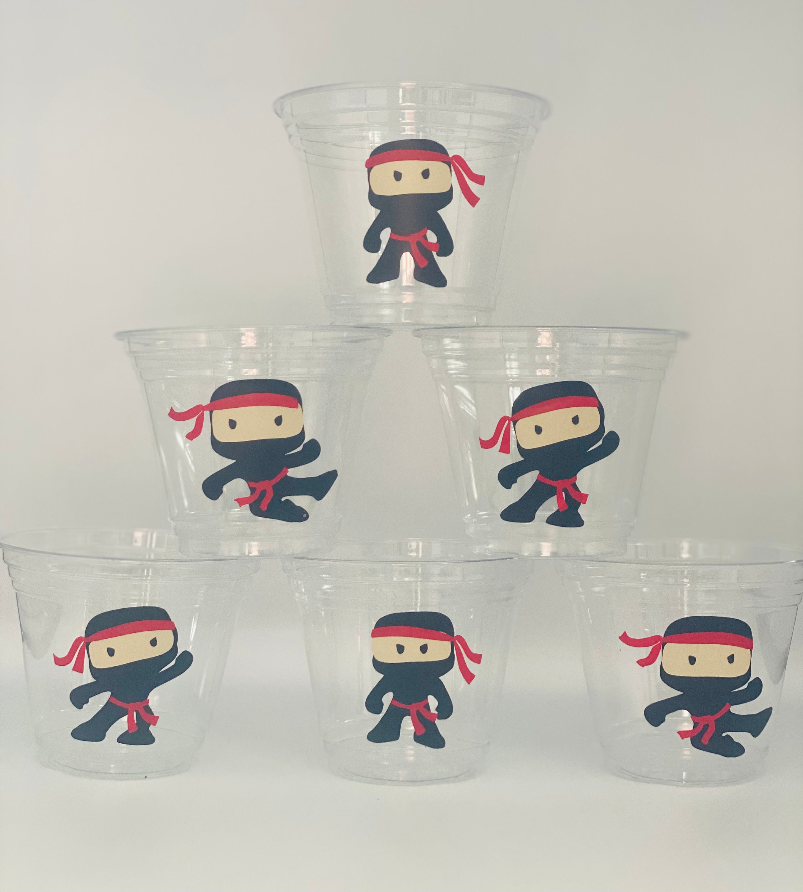 Ninja Party Cups Reusable 16oz Stadium Cups Ninja Party Favors Ninja Party  Decorations Ninja Eyes 