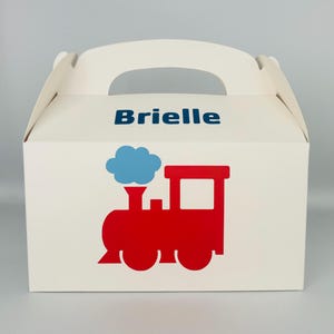 Train Party Favor Boxes, Train Party favors, Train Birthday Party favors, Train Baby Shower, Vintage train party, Choo Choo Party, Favors