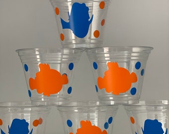 Finding Nemo party Cups, Finding nemo birthday party, Finding Dory Party Snack Cups, Finding Dory Birthday Party