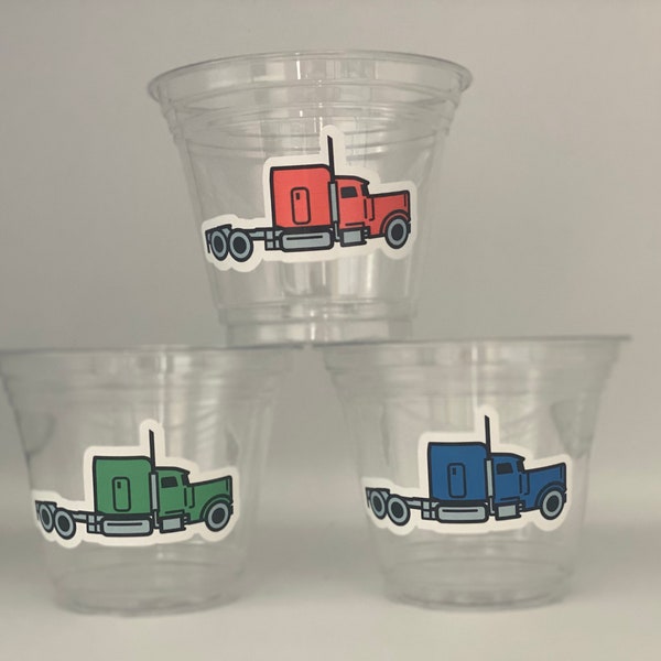Big Trucks Party Favors Etsy