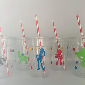 Toy Story Party cups, Toy Story Birthday Party, Woody Birthday Party, Jessie Birthday Party, Toy Story Party Favors, Disposable