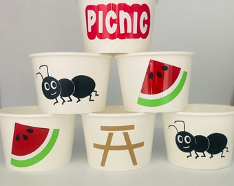 Picnic Party Cups, BabyQ Party Cups BBQuarantine Party Cups, I do BBQ party cups, Barbecue Party Supplies, BBQ Party Supplies, Grill Party