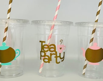 Tea Party Cups, Tea Party Birthday, Tea Party Supplies, Tea Cup Party, Tea Party tableware, Tea Party Supplies, Tea Party Baby shower