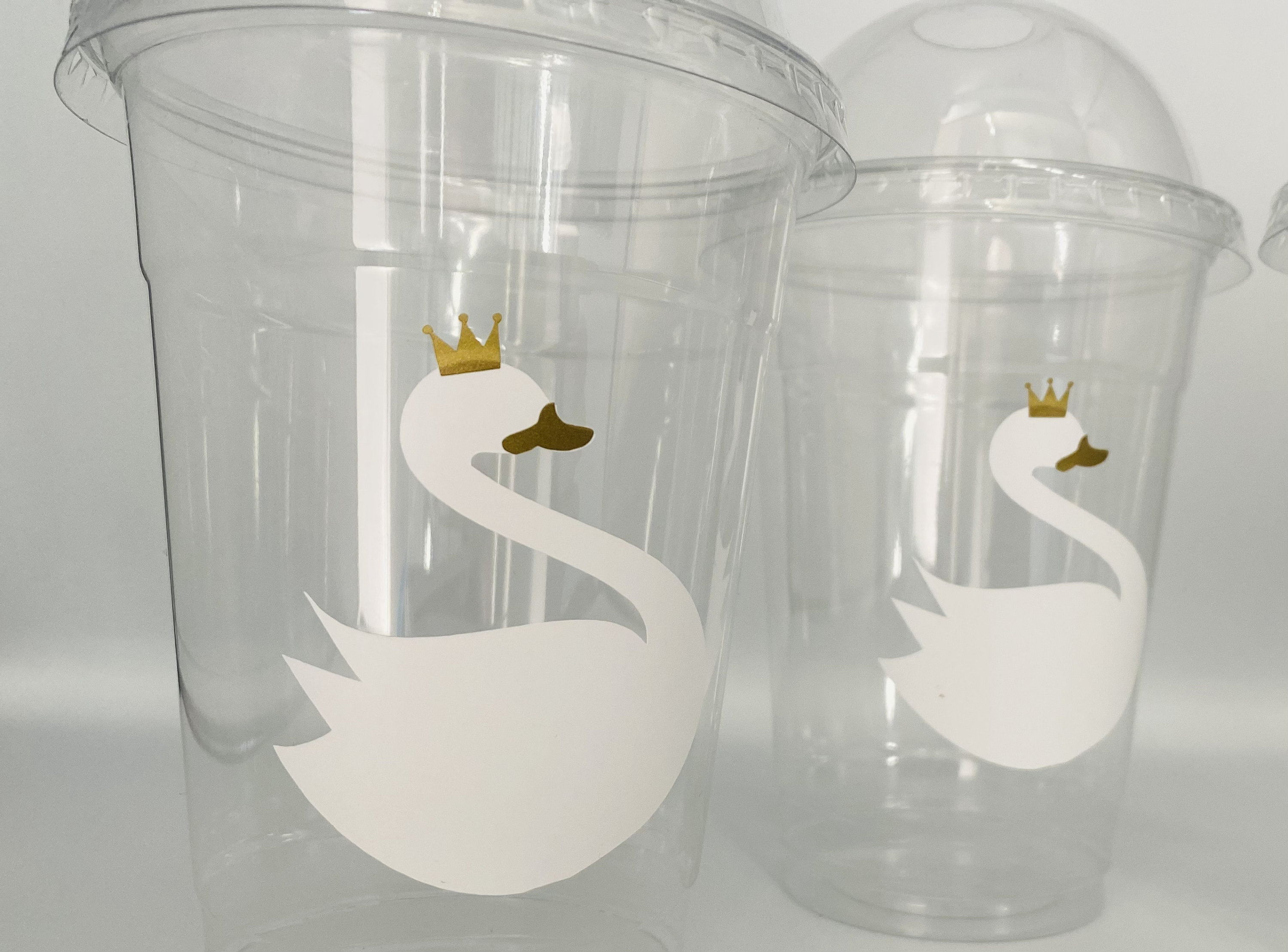 Swan Party Cups Swan Birthday Party Cups Swan Baby Shower - Etsy