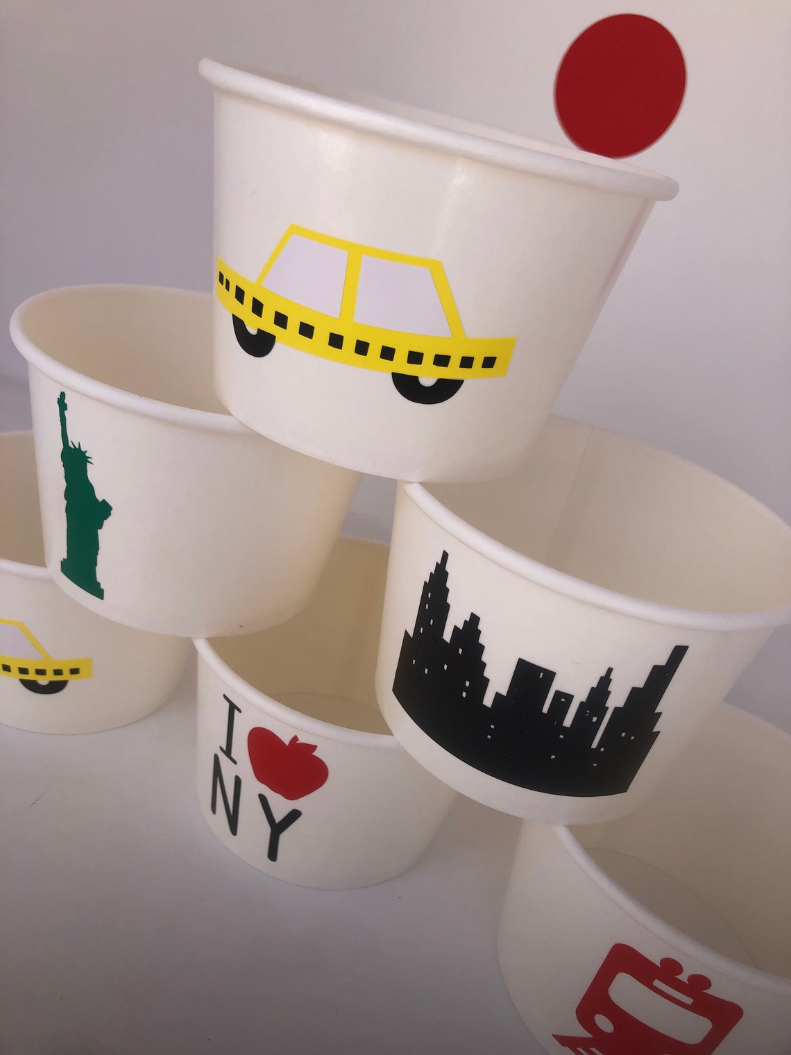 New York Party Cups New York Birthday Party Cups New York - Etsy