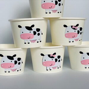 Cow Party Cups, Cow Birthday Party, Farm Party Cups, Farm Birthday ...