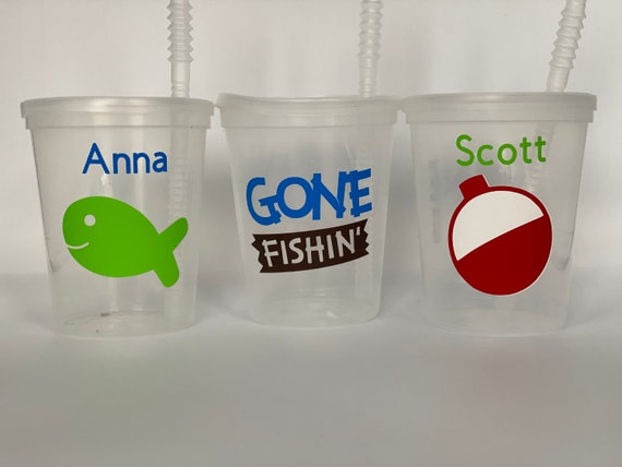 Fishing Party Cups, Fishing Party Favors, Reusable Party Cups, 16 Oz Party  Cups, Outdoor Party Favors, Camping Party Favors, Fishing Bobber 