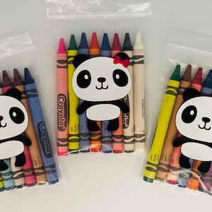 Panda Party Favors, Panda Birthday Party Favors, Panda Baby Shower, Panda Birthday Favors, Panda Party Supplies, Panda Bear Party Favors