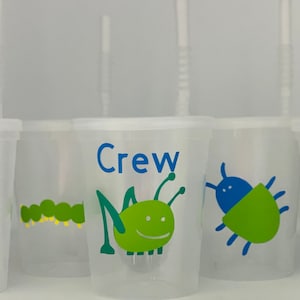 Bug Party Cups, Insect party, Bug Birthday Party, Insect Birthday Party, Bug Favors, Bug Party Supplies, Insect Party Supplies, Reusable