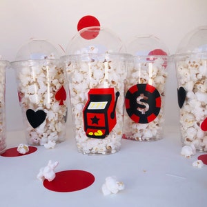 Casino Party Cups, Casino Birthday Party, Las Vegas Party, Poker Party Cups,Casino Night,Casino Royale Party,Wedding Anniversary, 50th party