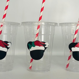 Mickey Christmas Party, Minnie Mouse Christmas Party, Mickey Santa, Minnie Santa, Mickey Christmas Birthday, Mickey Mouse Christmas Supplies