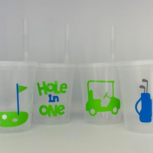 Golf Party Favors Cups, Golf Birthday party Favors, Golf Party Supplies, Golf Tournament Favors, Golf Party Cups,Golfing Party cups, Par Tee