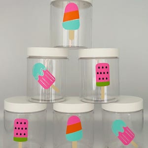 Popsicle party favors, Popsicle Birthday Party,Popsicle Favors,Popsicle baby Shower Cups,Summer Party Cups,Popsicle party supplies, Reusable