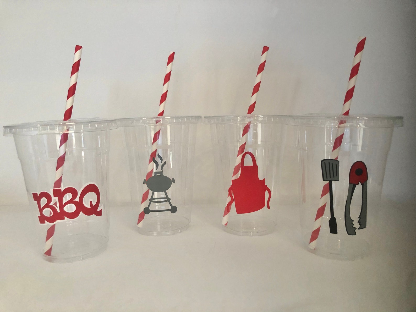 BBQ party cups babyq party cups Barbeque Party BABY Q Etsy