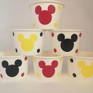 Mickey Mouse Party Cups, Mickey Mouse Birthday Cups, Mickey Party ...