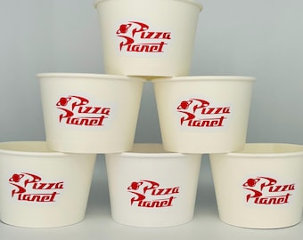 Pizza Planet Party Cups, Toy Story Party Decor, Toy Story Birthday Party, Pizza Planet Birthday Party, Toy Story Party Supplies, Party Cups