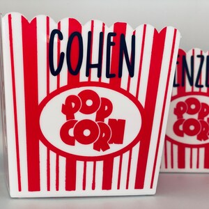 Reusable Popcorn Containers, Movie Party Favors, Popcorn Party Favors, Family Movie Night, Custom Party Favors, Cinema Party, Movie Birthday