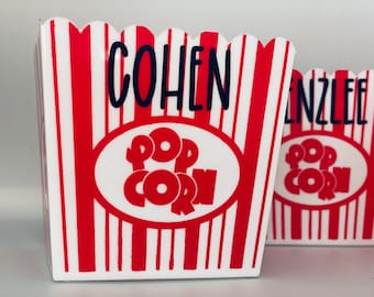 Reusable Popcorn Containers, Movie Party Favors, Popcorn Party Favors, Family Movie Night, Custom Party Favors, Cinema Party, Movie Birthday