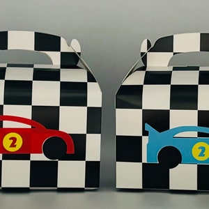 Car Party Favors, Fast one, race car party favor box, Race Car Birthday Party, Car baby shower Cups, Racing Party Supplies, Racing favor
