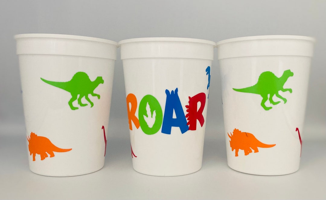 Dinosaur Party Cups, Dinosaur Party Favor, Dino Party Cups, Dinosaur