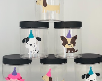 Dog Party Favors, Puppy party containers, Adopt a dog Party, Dog Birthday Party, Puppy Birthday Party, Dog Party Favors, Dog Party supplies