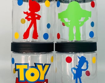 Toy story Party favor, Toy Story Birthday Cups, Woody Party Cups, Toy Story Party Supplies, Toy Story Birthday Party, Toy Story Party Favors