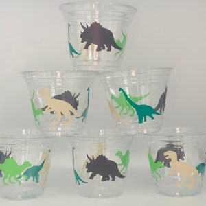 Dinosaur Party snack Cups, Dinosaur Party Supplies, Dino Birthday Party, Dinosaur Baby Shower, T-rex Party, Three Rex, Dinosaur tableware