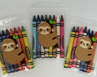 Sloth Party Favors, Sloth Birthday Party, Sloth Party Favors, Sloth Party Supplies, Sloth Baby Shower, Girl Sloth party, boy sloth party